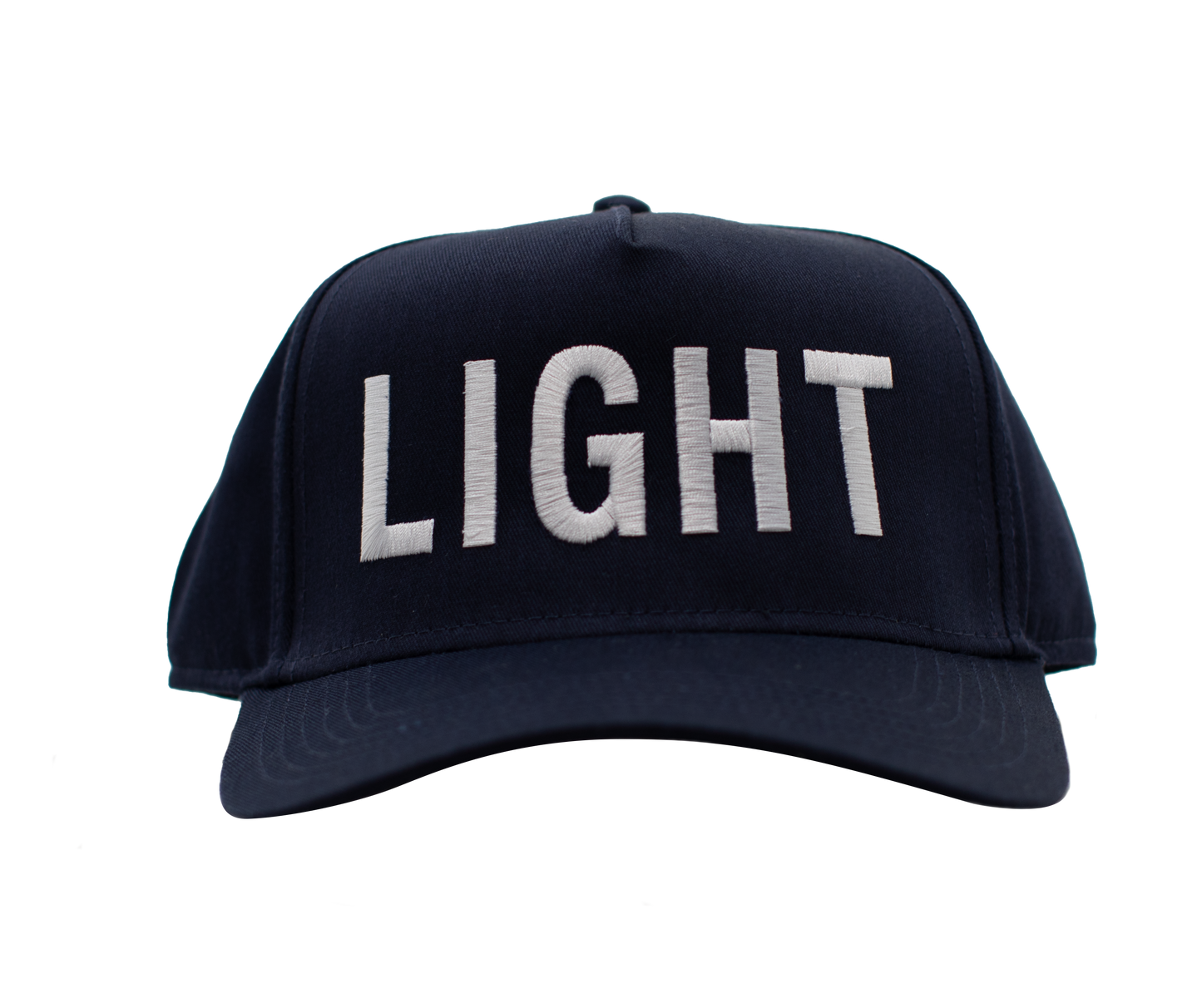 "LIGHT" Navy Blue Snapback Hat
