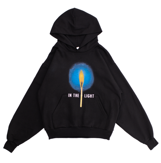 "In The Light" Unisex Black Match Hoodie